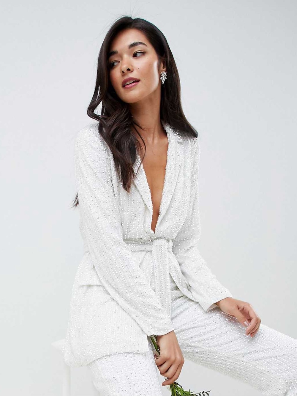 NWT ASOS DESIGN embellished blazer. Size 8 - Picture 5 of 5